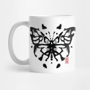 Butterfly Rorschach Test by Tobe Fonseca Mug